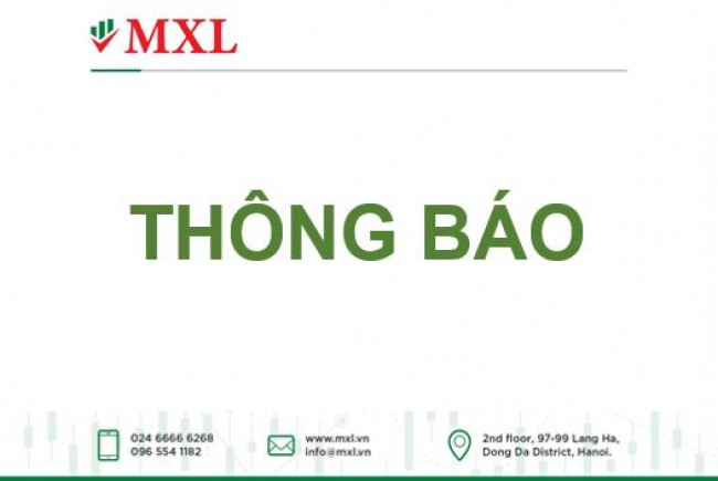 [THÔNG BÁO] Thay đổi thời gian giao dịch